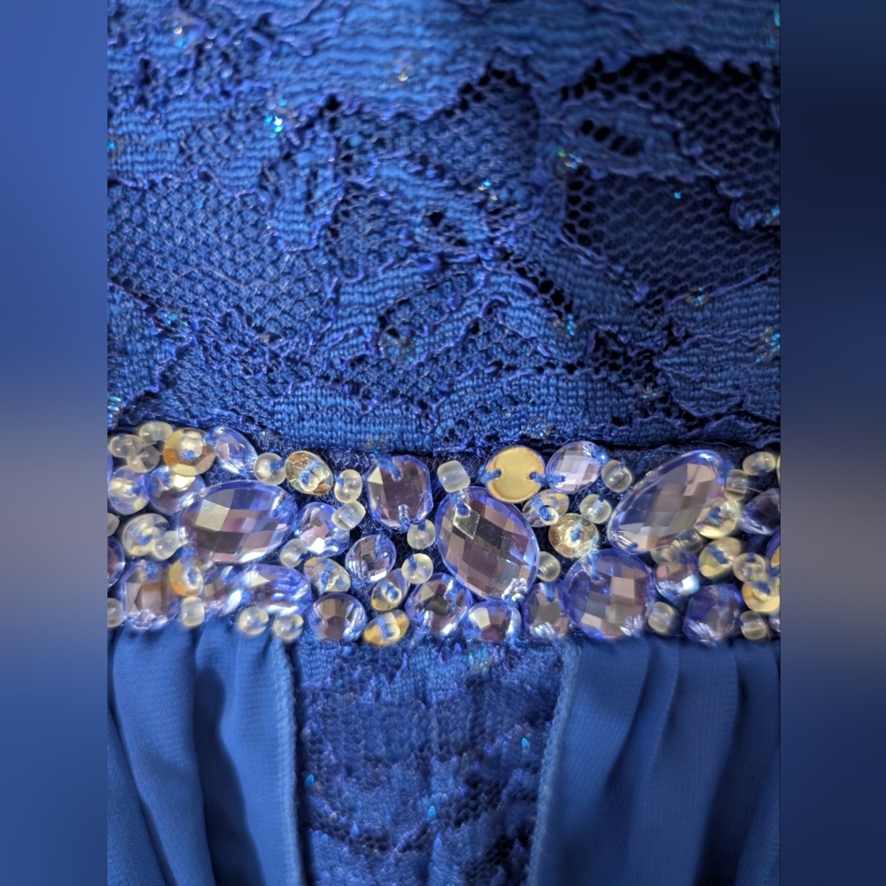 Speechless Girls Royal Blue Cocktail Party Dress, Size 12 - Picture 14 of 14